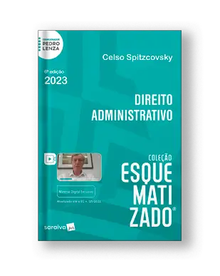 Capa do livro de Administrativo Esquematizado de Celso Spitzcovsky.